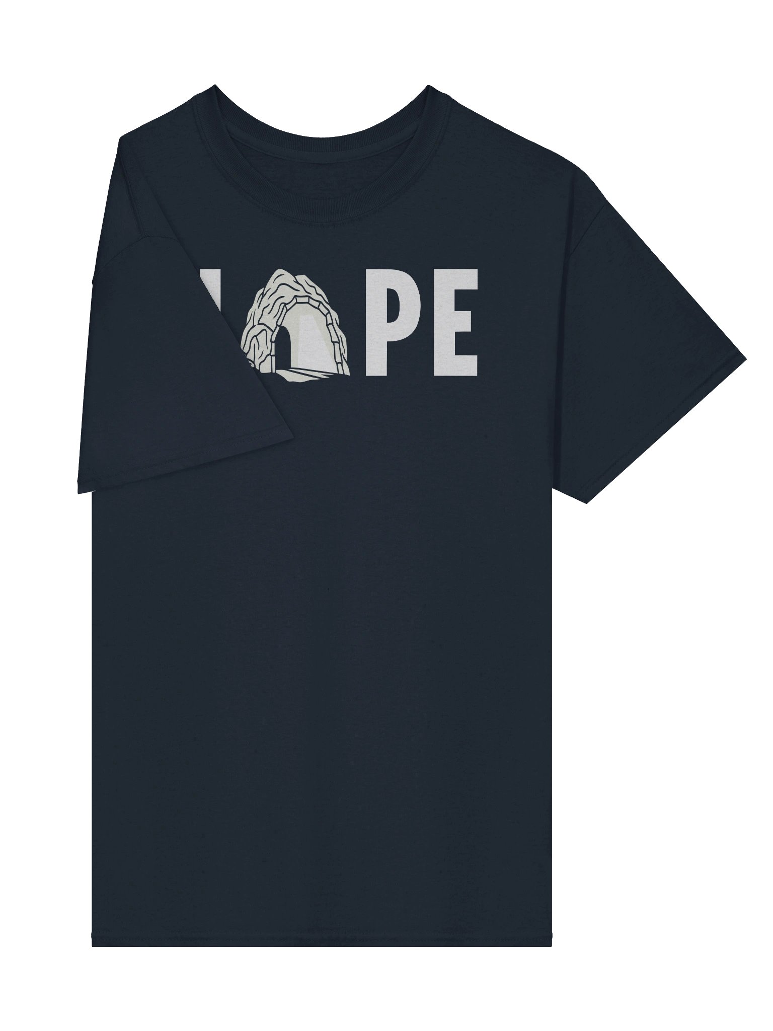 “Hope Through the Cave” Minimalist Inspirational Tee product image (4)