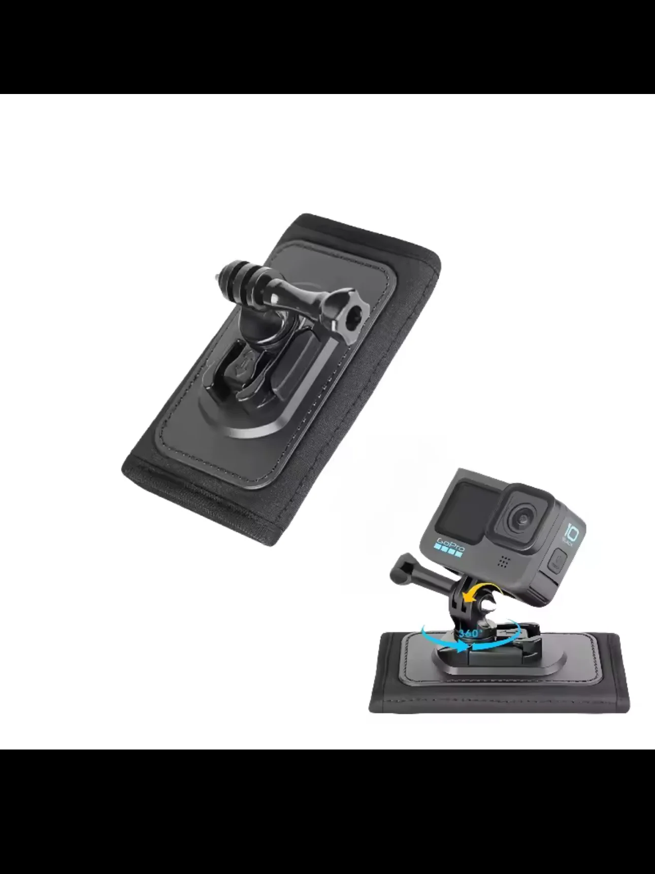 Terebento Shoulder Strap 360° Rotate Buckle Quick Release Mount for GoPro Hero13/12/11/10/9 Dji Action 2 Action Camera Accessory product image (1)