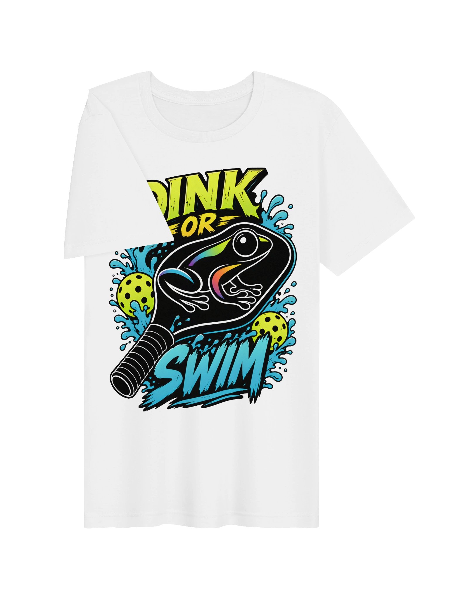 Dink or Swim Pickleball Frog Tee product image (19)
