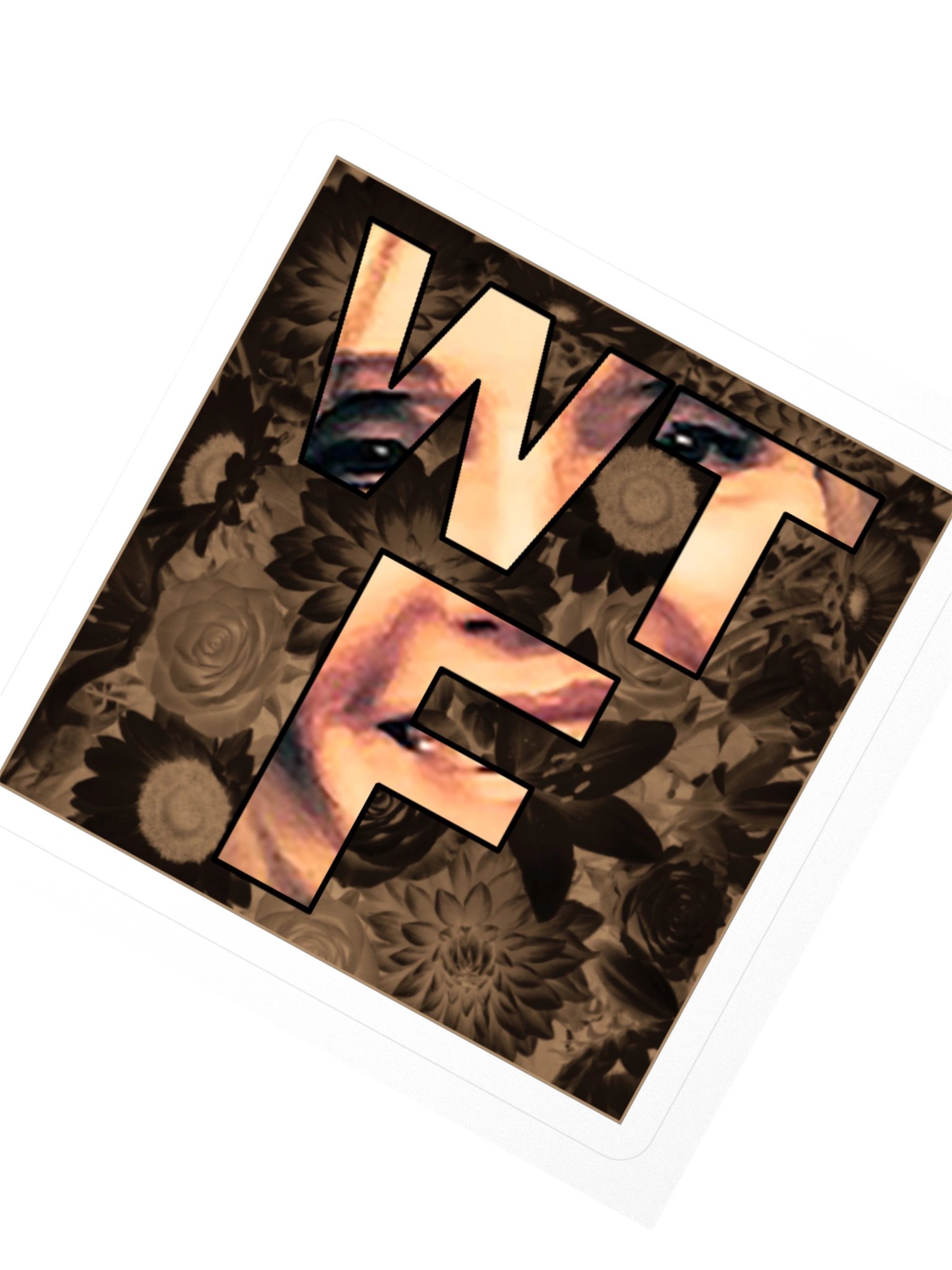 WTF Single Cover Art Stickers (w/o artist name) product image (4)
