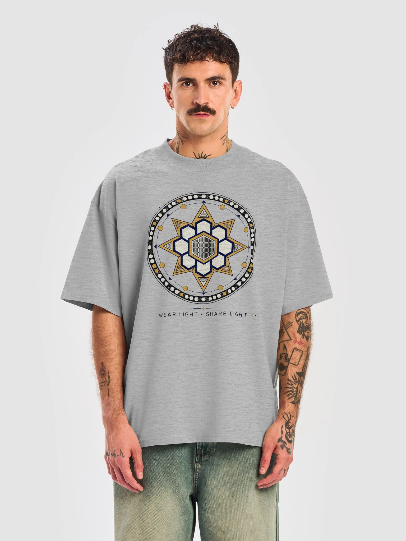 Wear Light Geometric Unisex Tee product image (5)