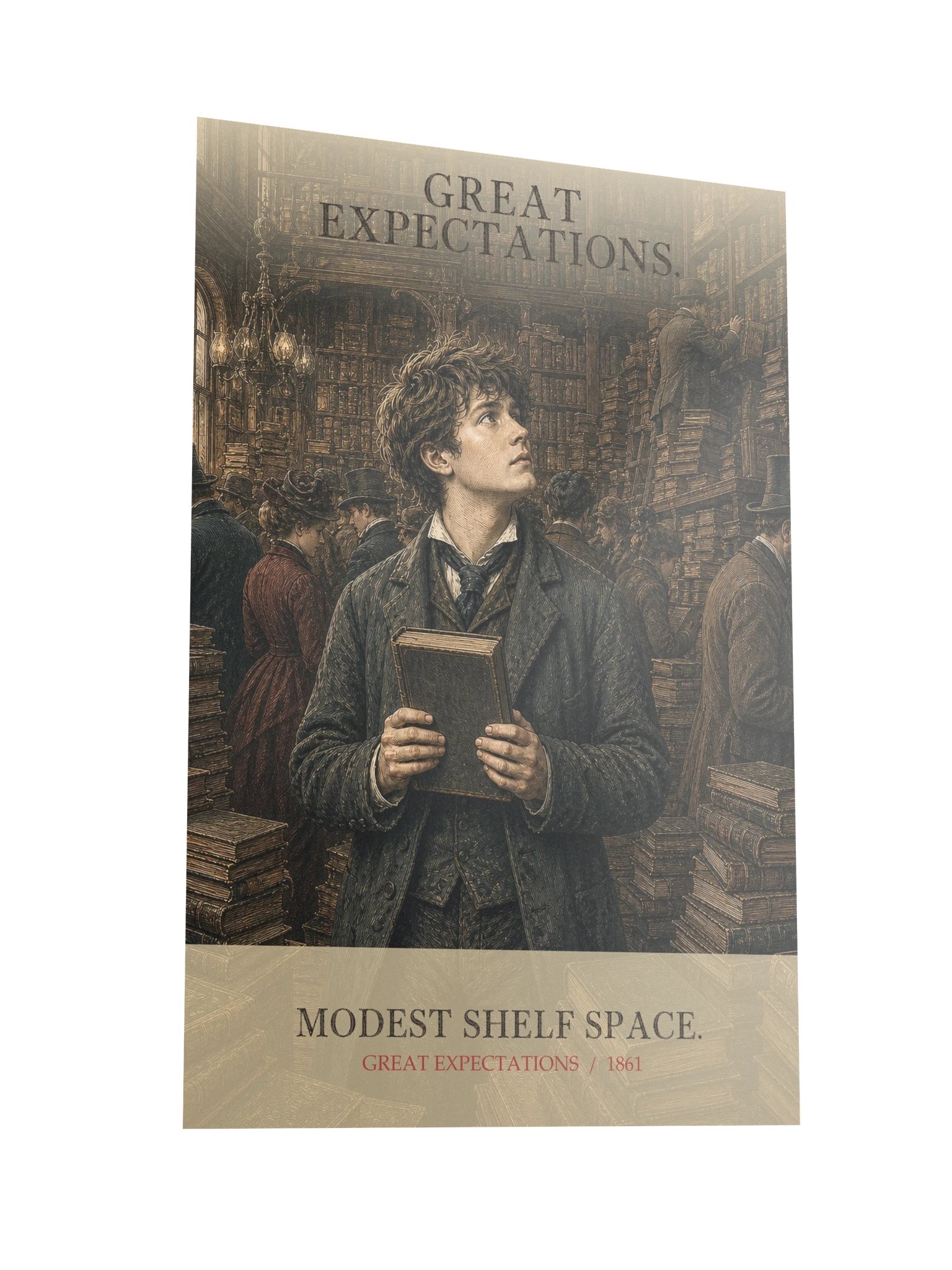 Great Expectations Modest Shelf Space -- Great Expectations Art Print product image (10)