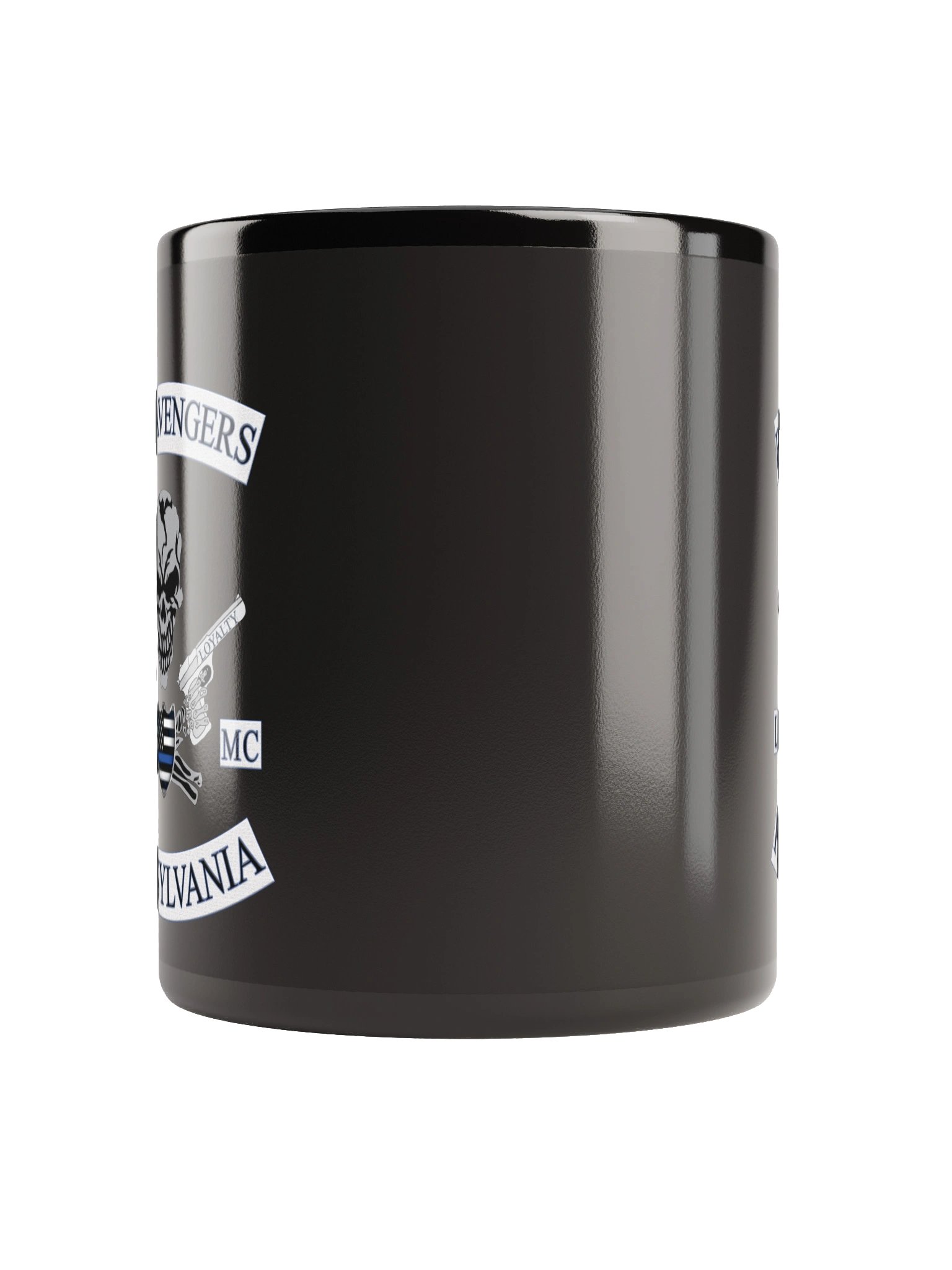 Blue Avengers MC Logo Black 11 oz Mug product image (5)