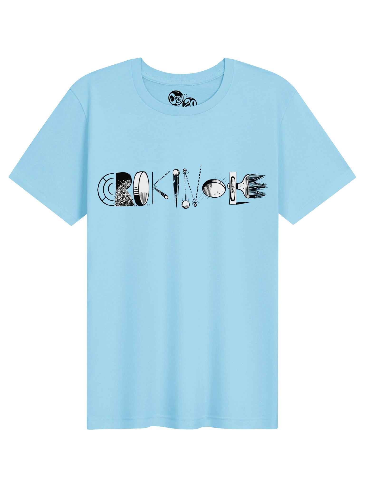 Crokinole Graphemic Iconicity Tee product image (1)