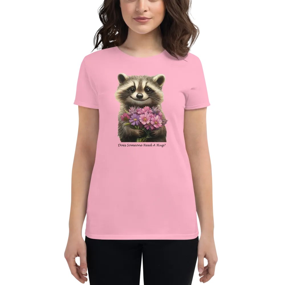 Floral Raccoon Women's Tee product image (1)
