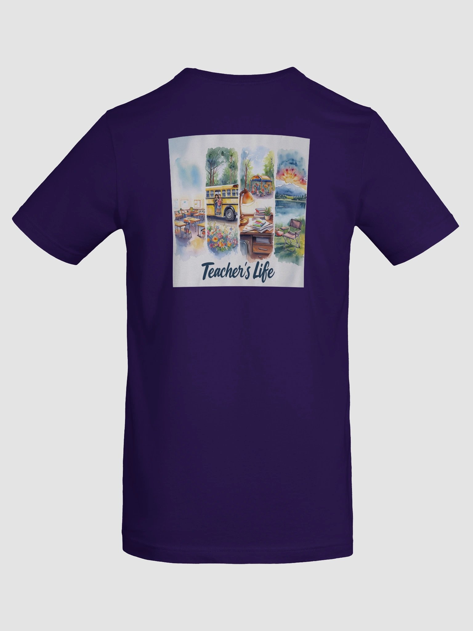 Teacher's Life Apple Pocket Tee product image (8)