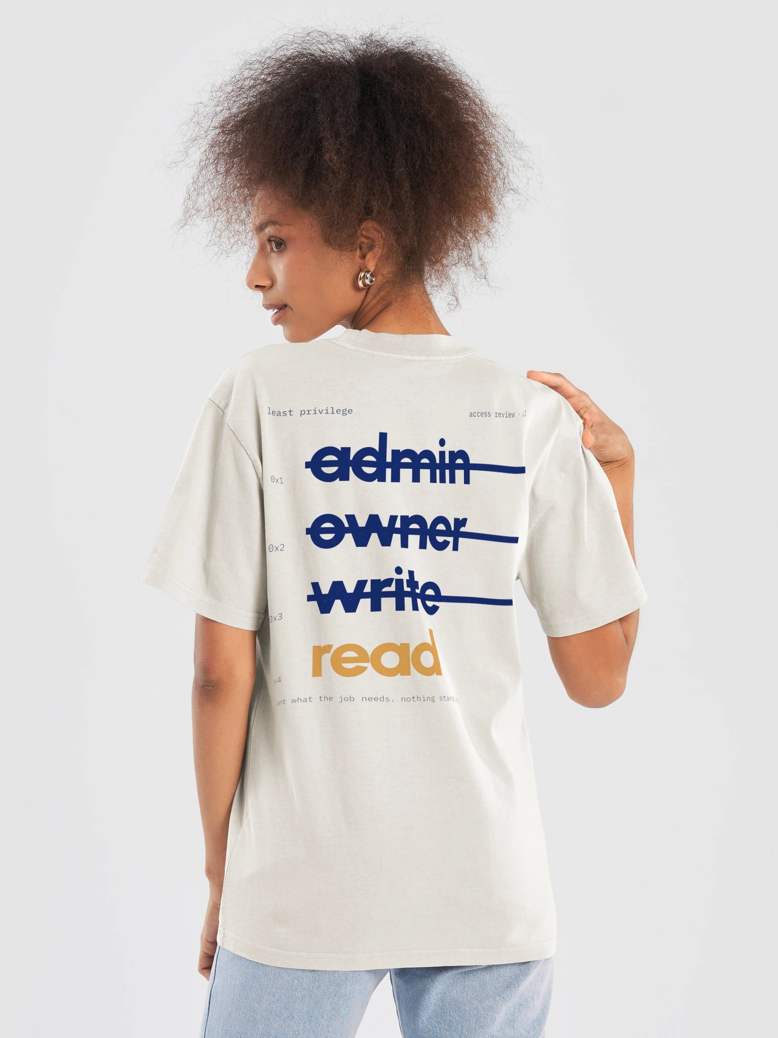 Least privilege tee, bone product image (11)
