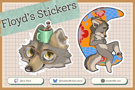 Floyd's Sticker Sheet product image (1)