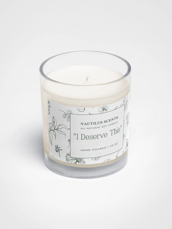 Nautilus Scents: 'I Deserve This' Soy Wax Candle product image (2)