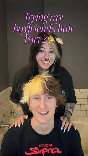 Gave my boyfriend a hair makeover ✨ What do you think?!? 👀  GO WATCH PART 1🖤
-
You can also save $$$ by using my code LUNA20 ...