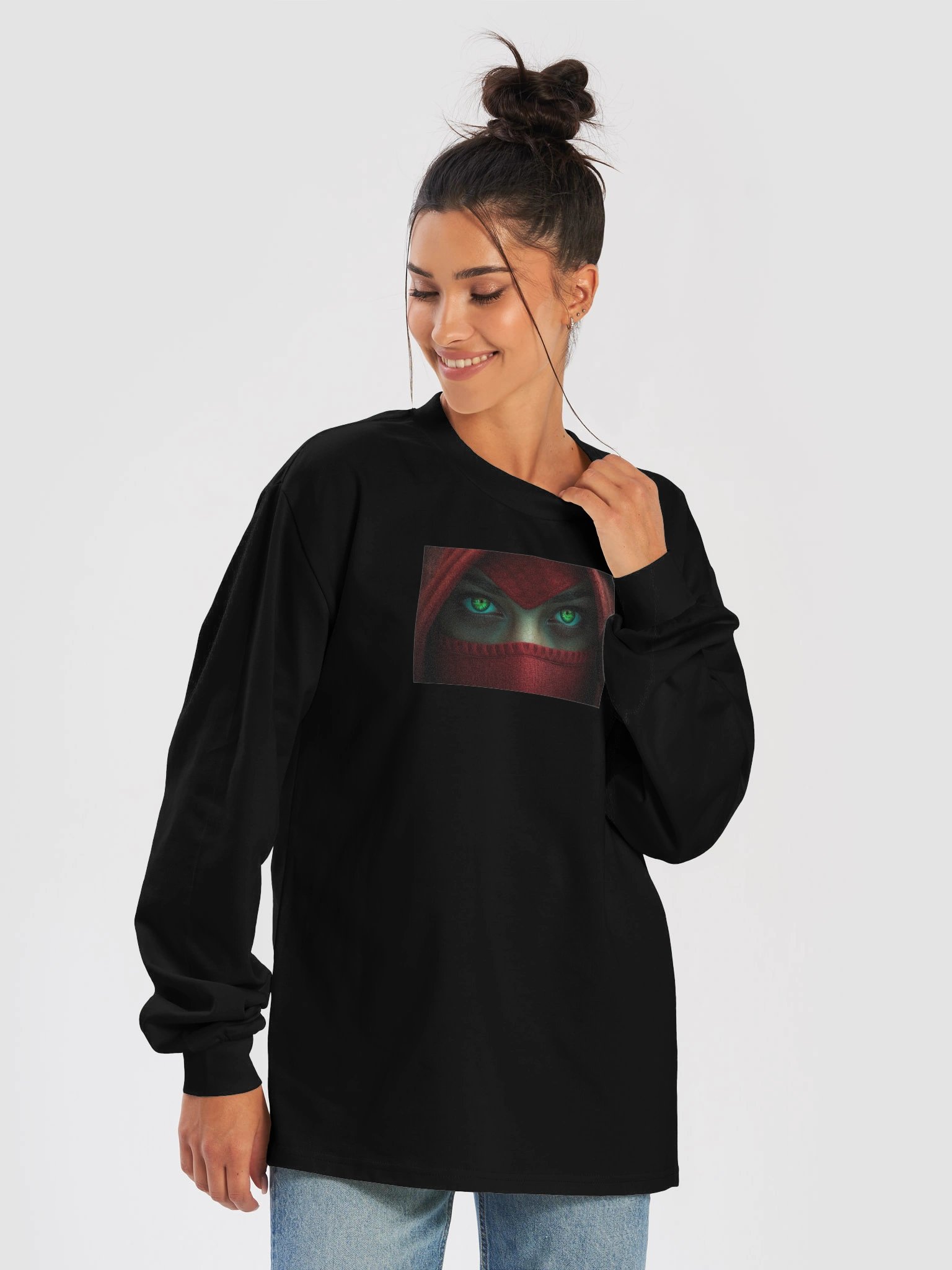 Stylish Stylized Numbers Long Sleeve Shirt product image (6)