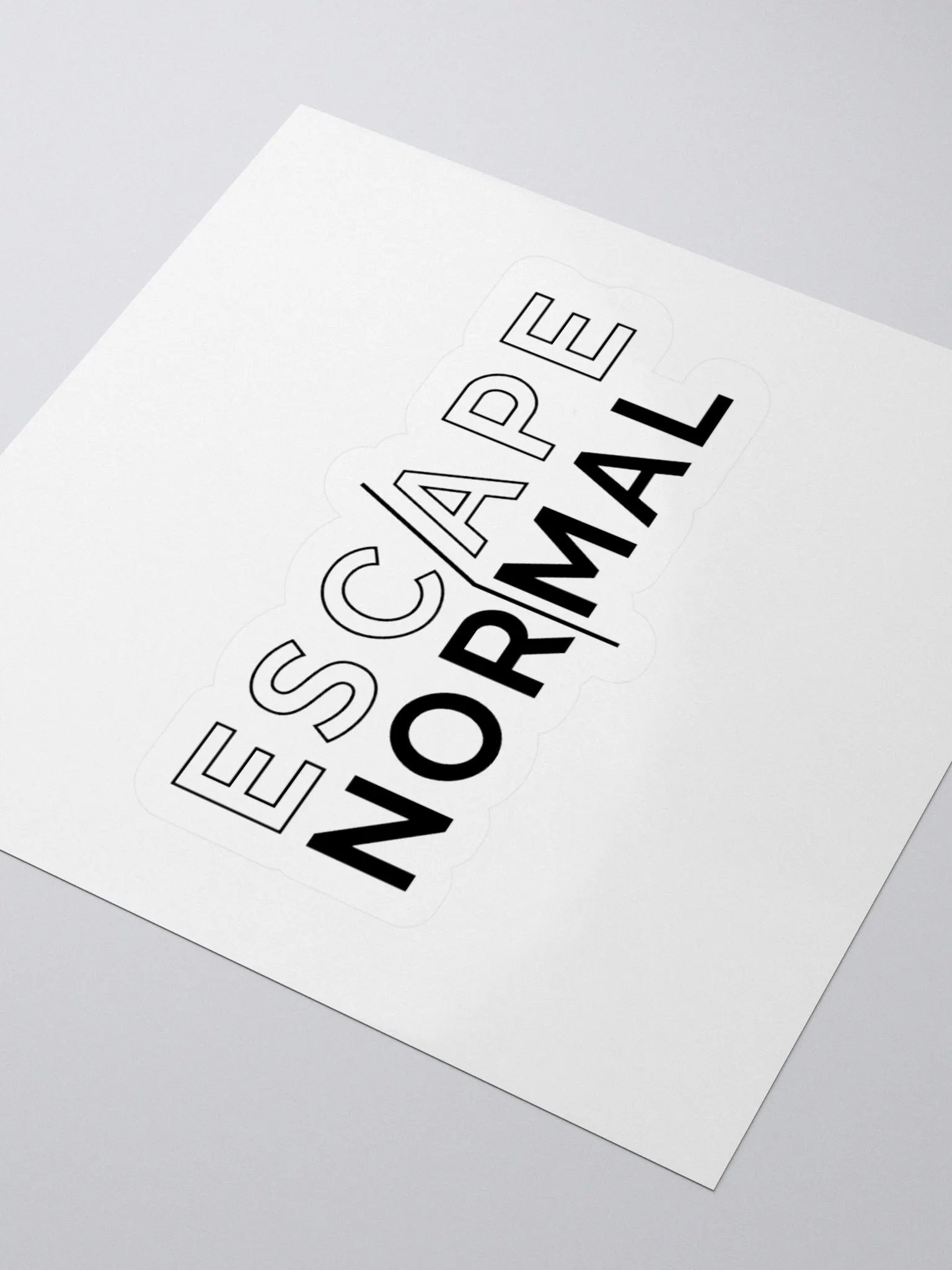 Escape Normal Sticker product image (3)