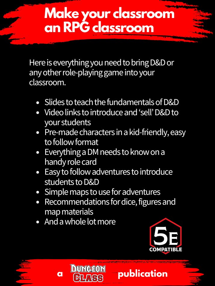 RPG Your Classroom: The Complete Guide to Bringing Dungeons & Dragons into Any Learning Environment product image (2)