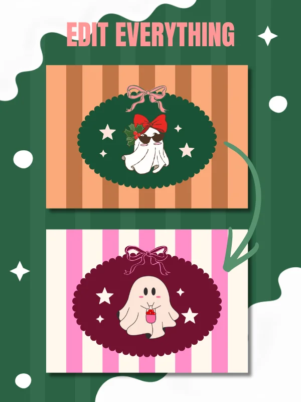 Cute Coquette Christmas Etsy Shop Kit product image (10)