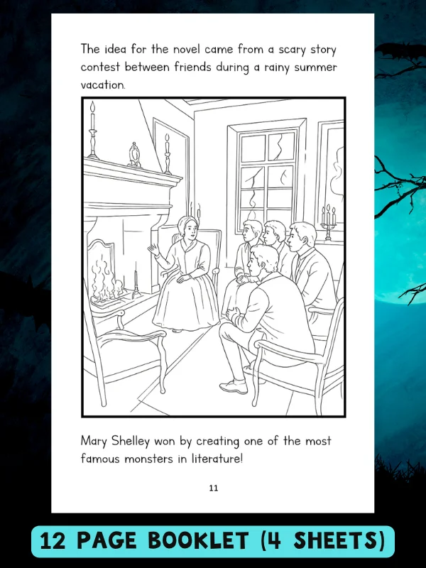 Frankenstein's Creation Coloring Book product image (3)