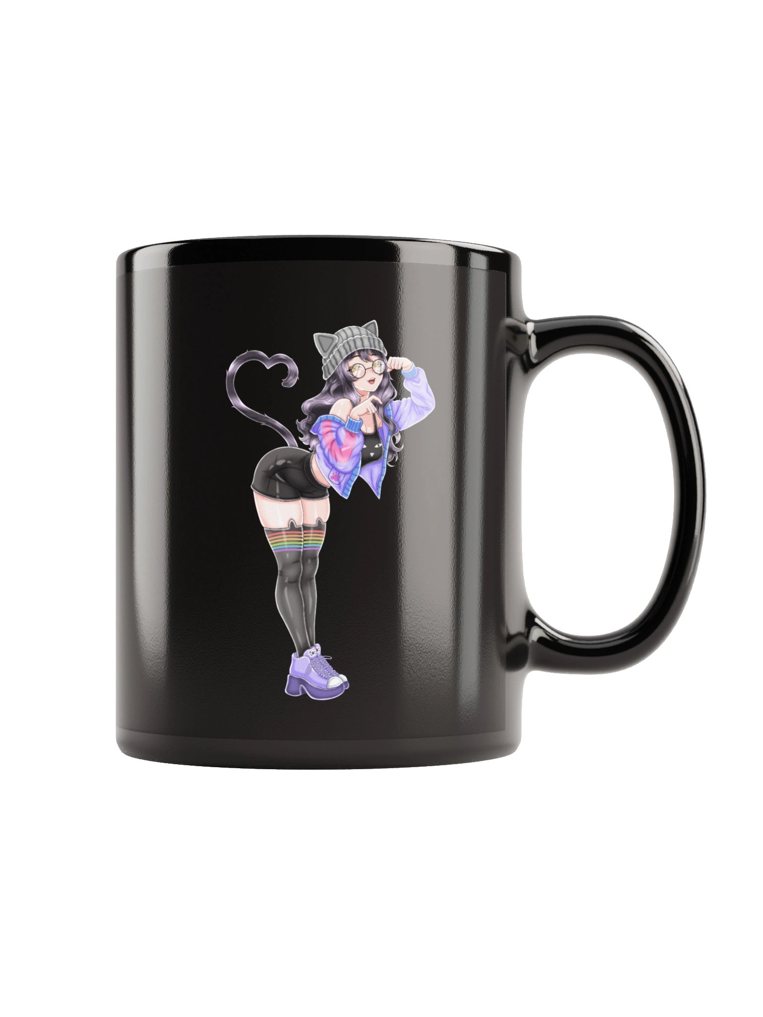 Curlicue Mug (Black) product image (1)