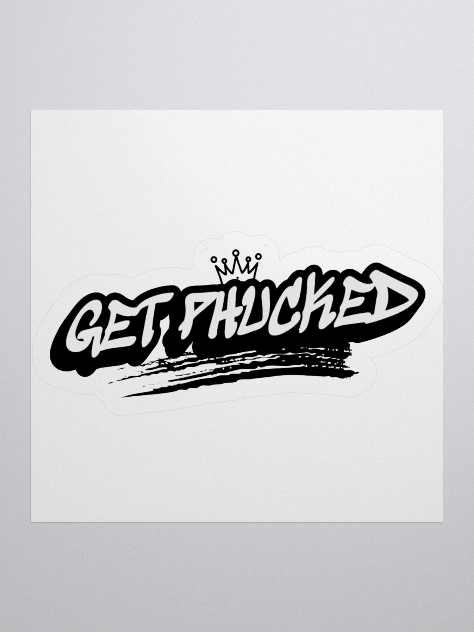 GET PHUCKED' Kiss Cut Stickers product image (1)