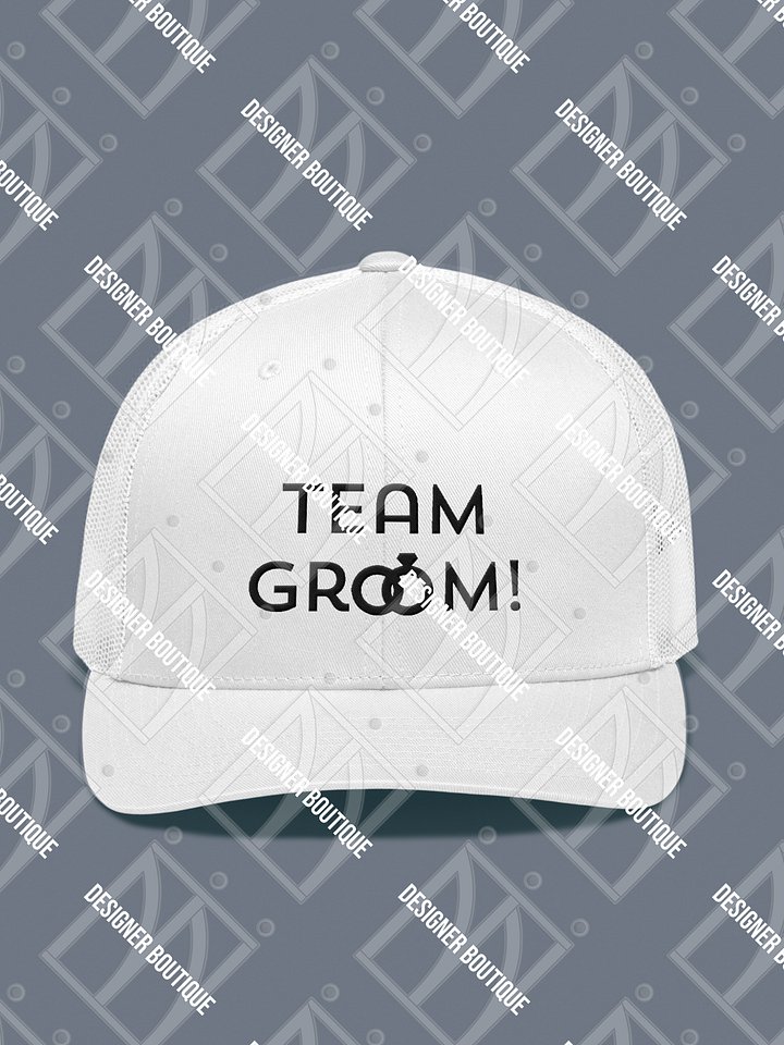 Team Groom Retro Trucker Hat product image (1)