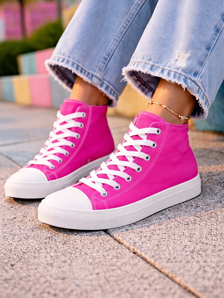 Pink Pulse High-Top Sneakers product image (2)
