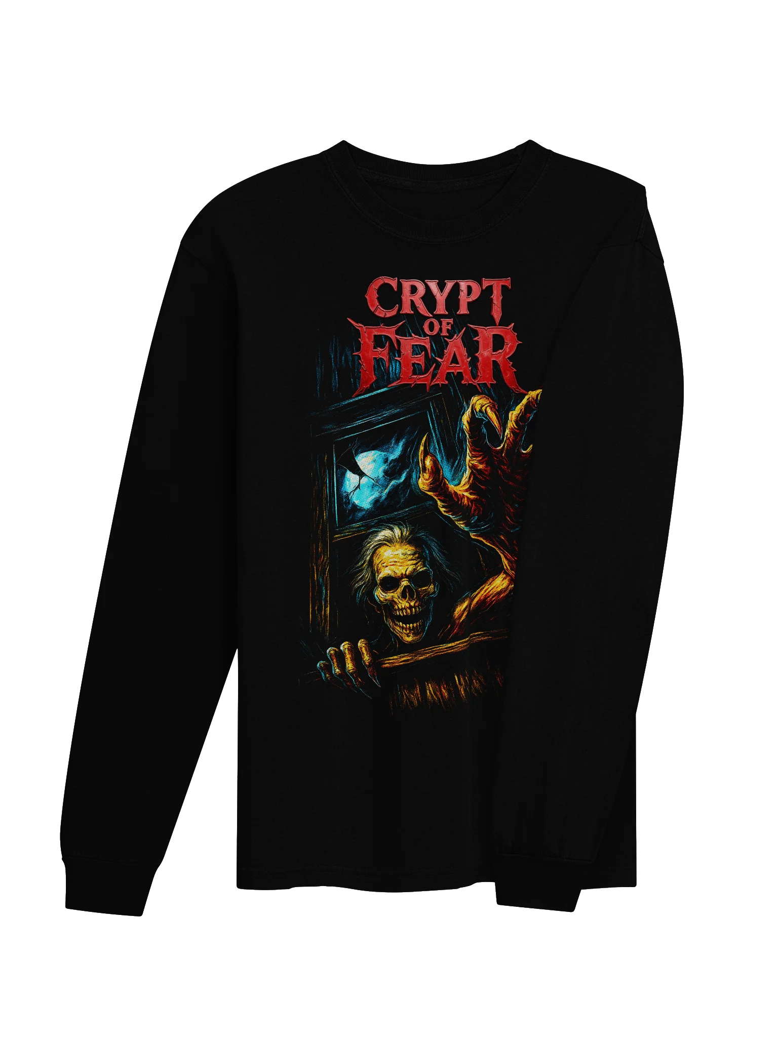 CRYPT OF FEAR Horror Long Sleeve Shirt product image (4)