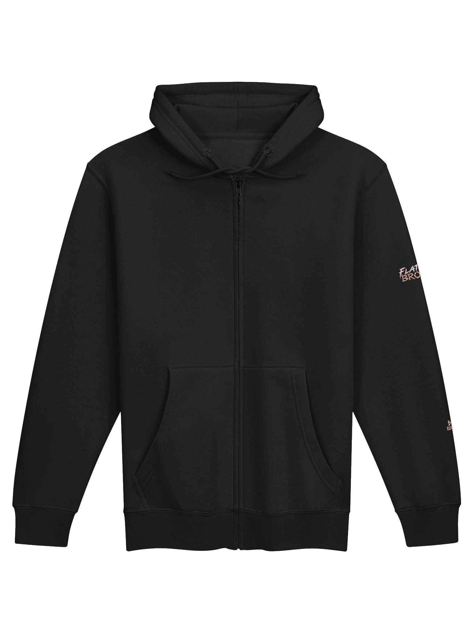 FLAT OUT BROKEN™ — HOW MANY HOLES? — FULL ZIP HOODIE product image (2)