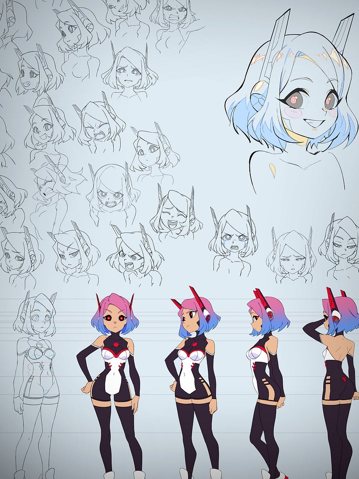 Xeraphine Official Character Sheet Poster product image (2)