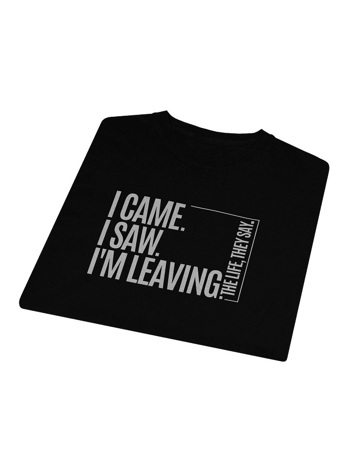 I Came I Saw I'm Leaving Design Long Sleeve T-Shirt | Comfort Colors Vintage Unisex Apparel product image (2)