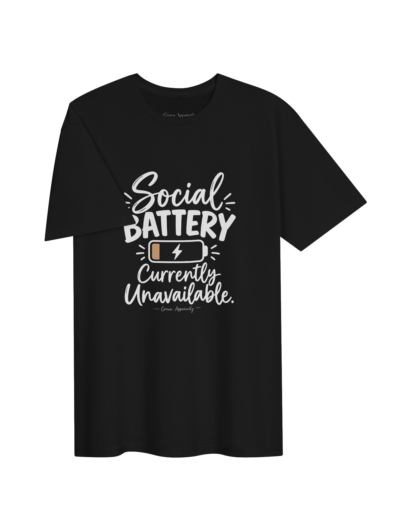 Social Battery: Currently Unavailable Tee product image (38)