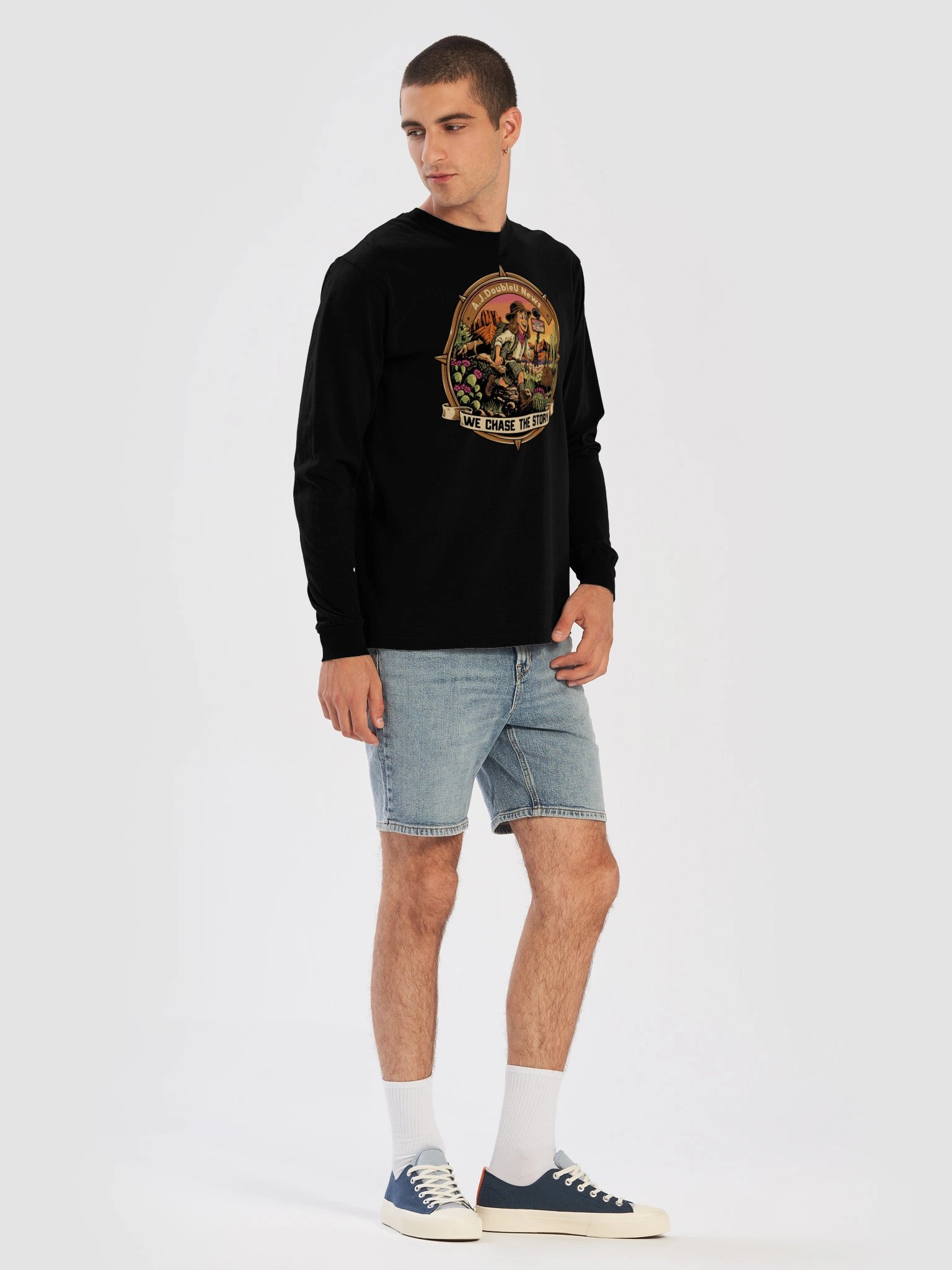 A.J.DoubleU News Desert Chase Long Sleeve product image (7)