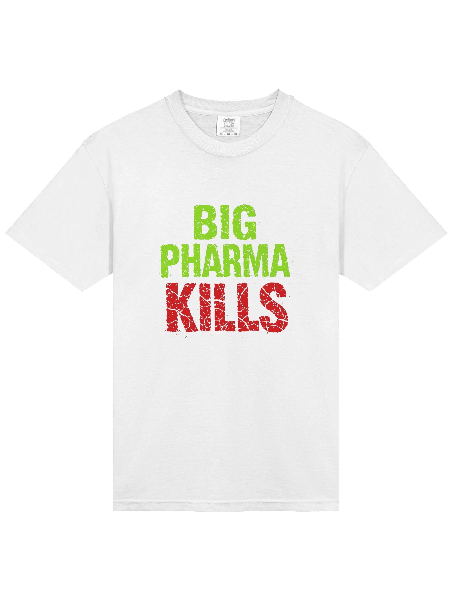 BIG PHARMA KILLS - Toxic Green & Red Conspiracy T-Shirt product image (3)