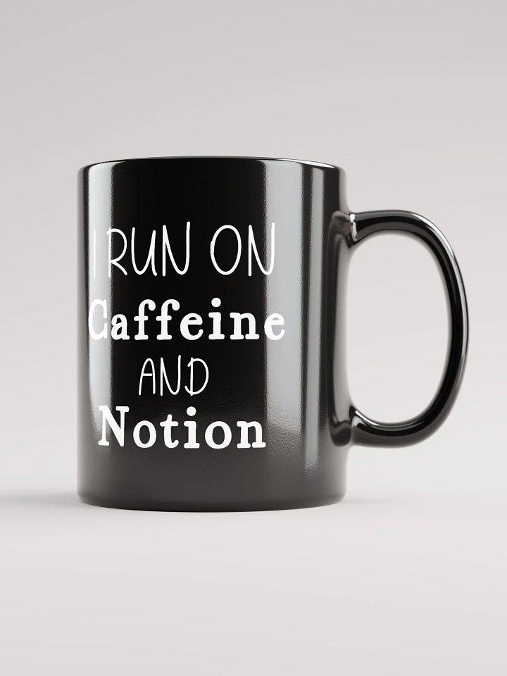 Black Caffeine and Notion Lover Mug product image (2)