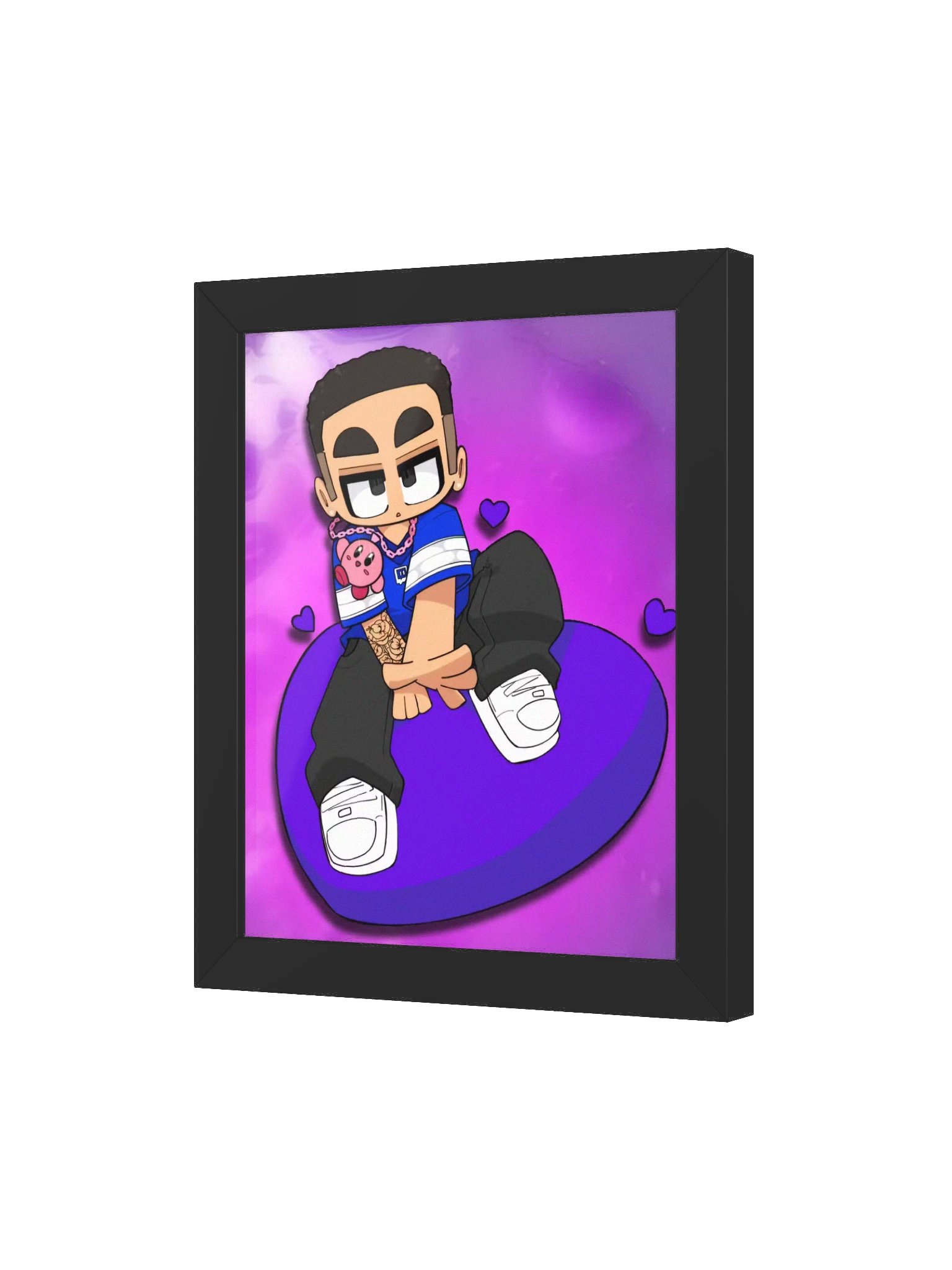 PURPLE HEARTZ Framed Poster product image (29)