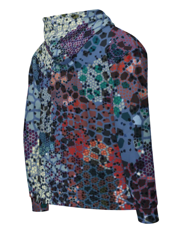 Stained glass Recycled Unisex Zip Hoodie product image (8)