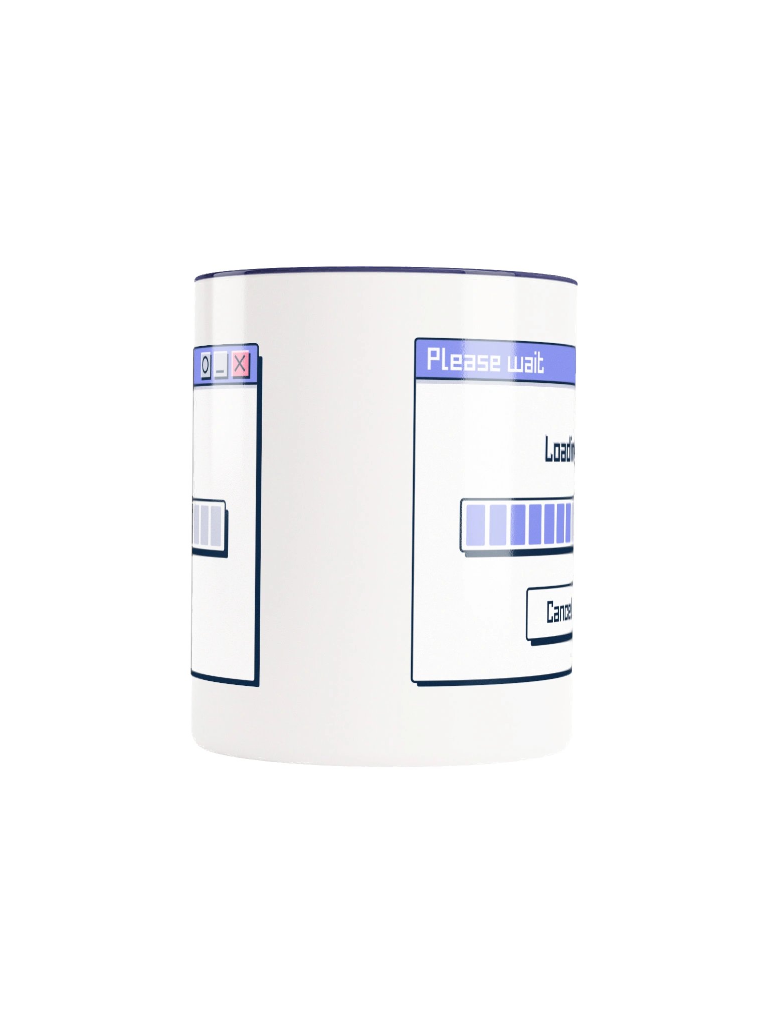 Colored Retro Loading Screen Ceramic Mug product image (5)