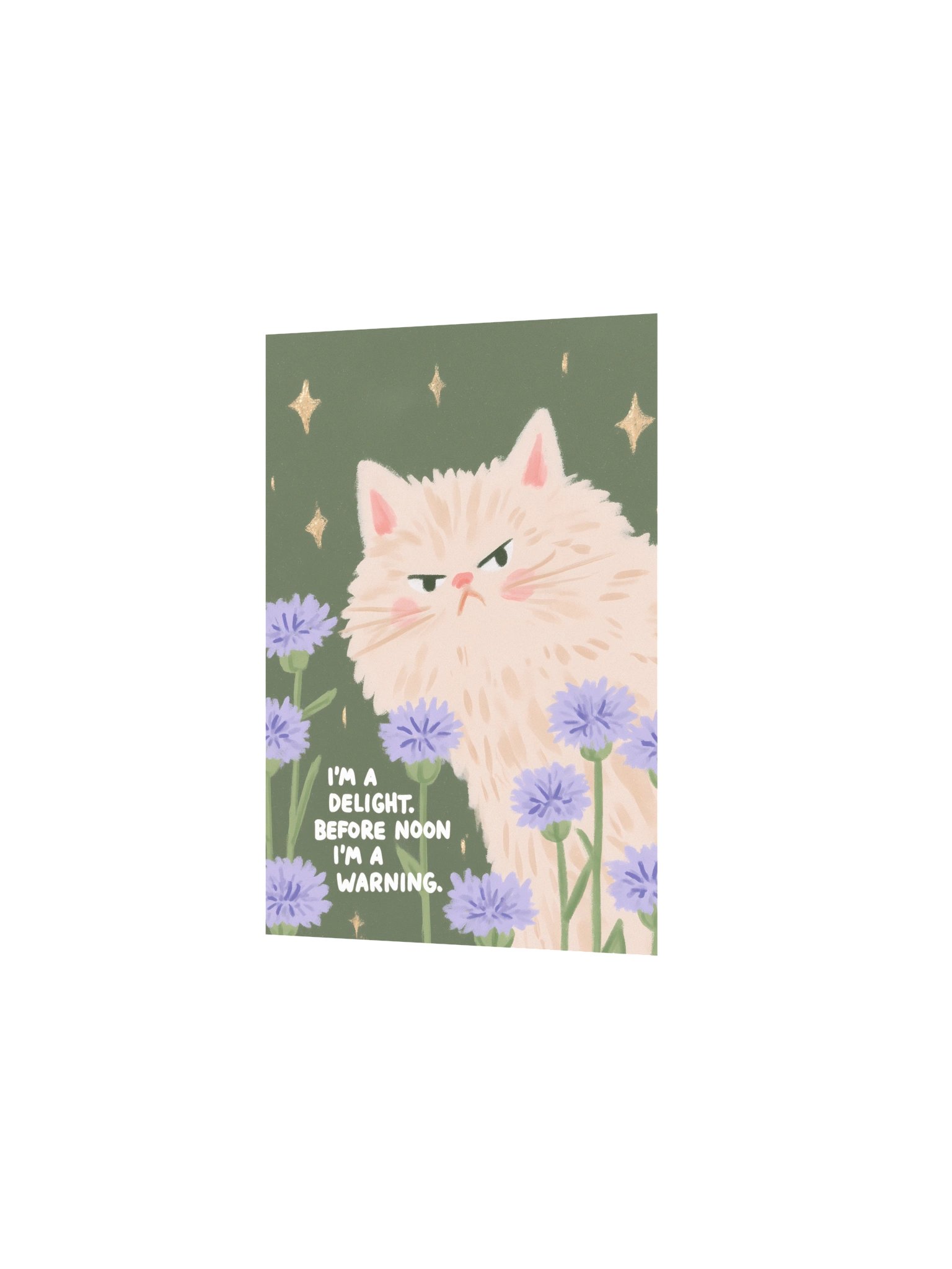 Grumpy Morning Cat Quote Poster product image (14)