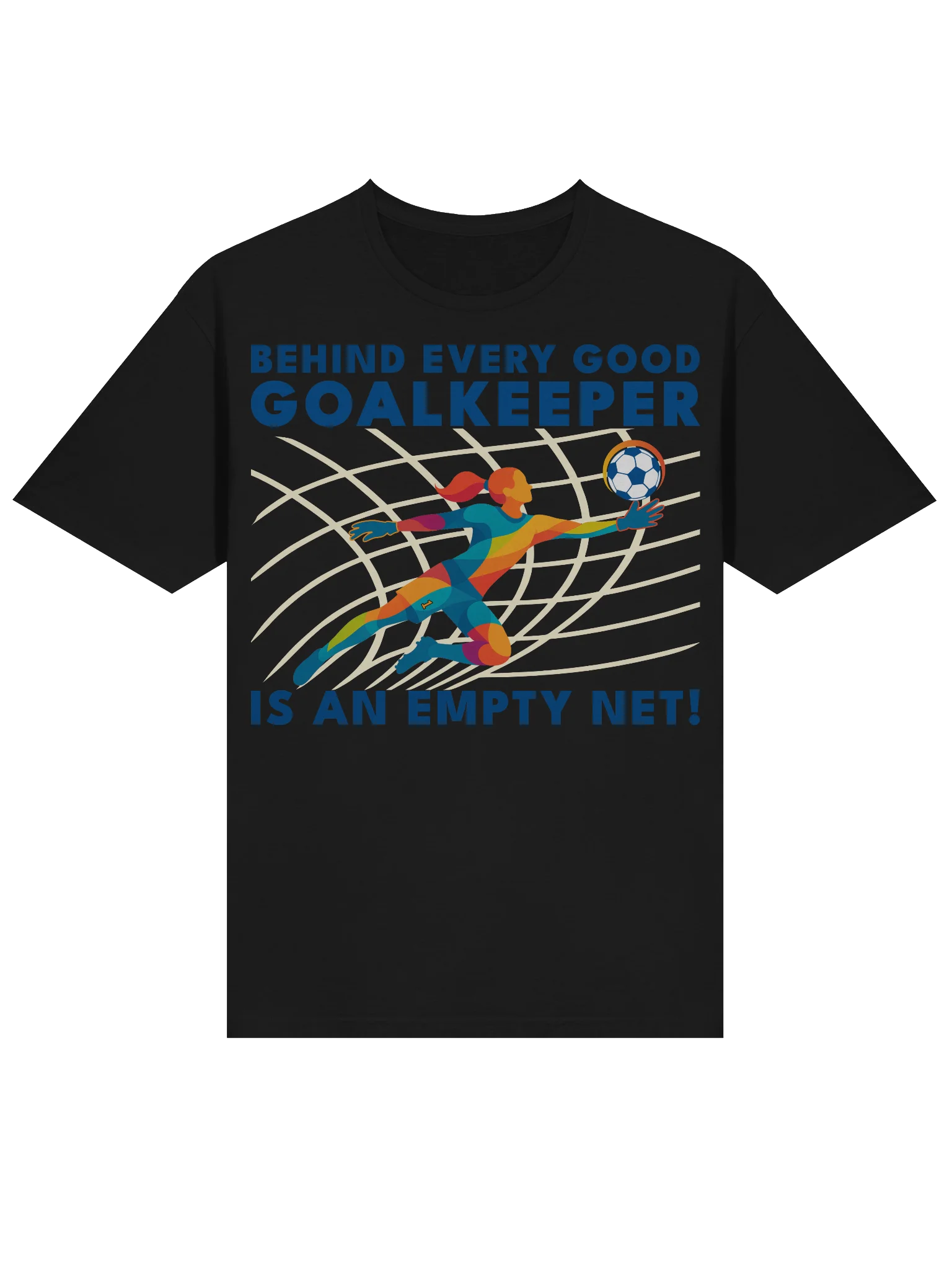 Empty Net Hero — Goalkeeper Vector T-Shirt product image (3)