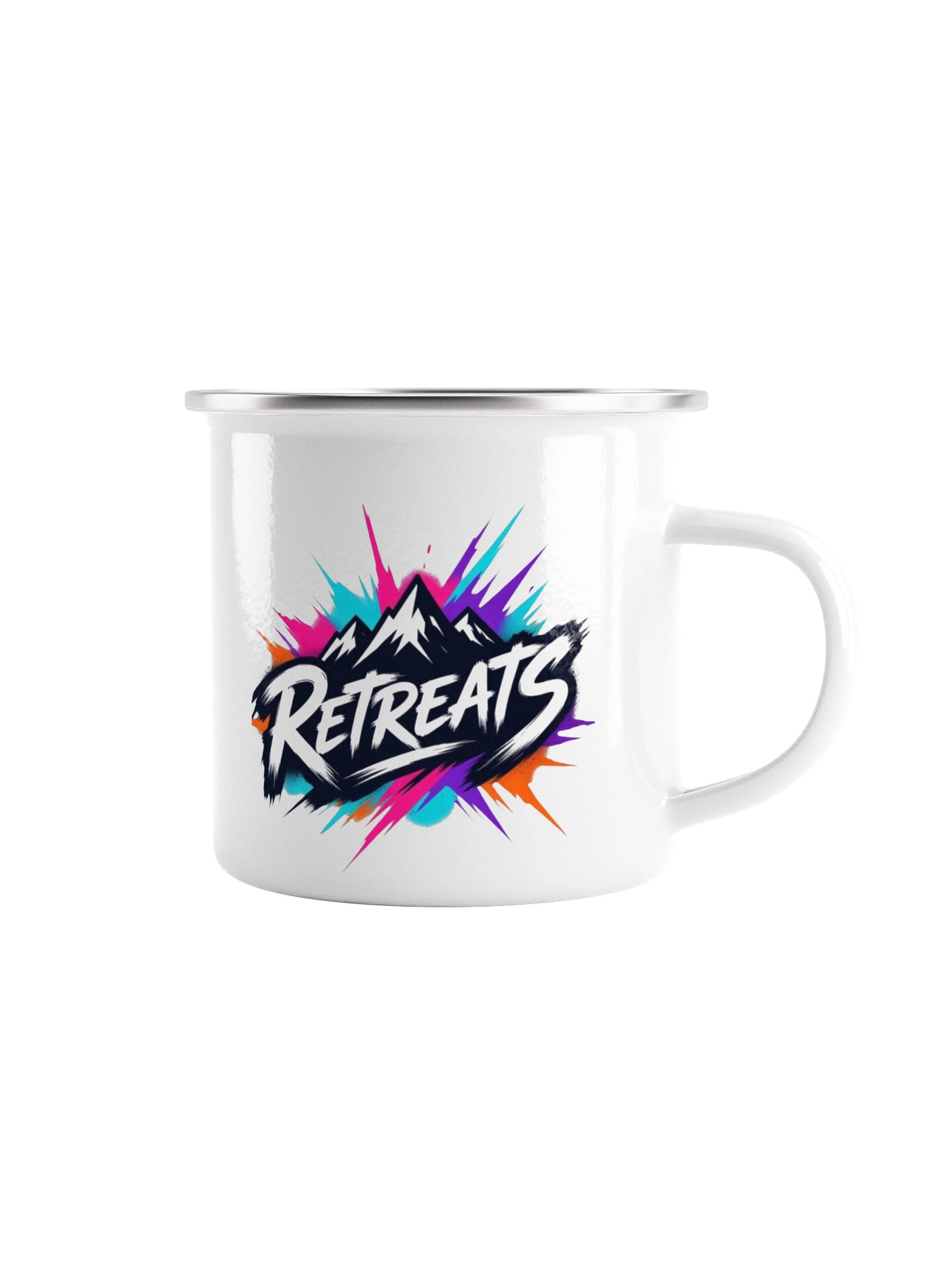 Vibrant Retreats Enamel Mug product image (1)