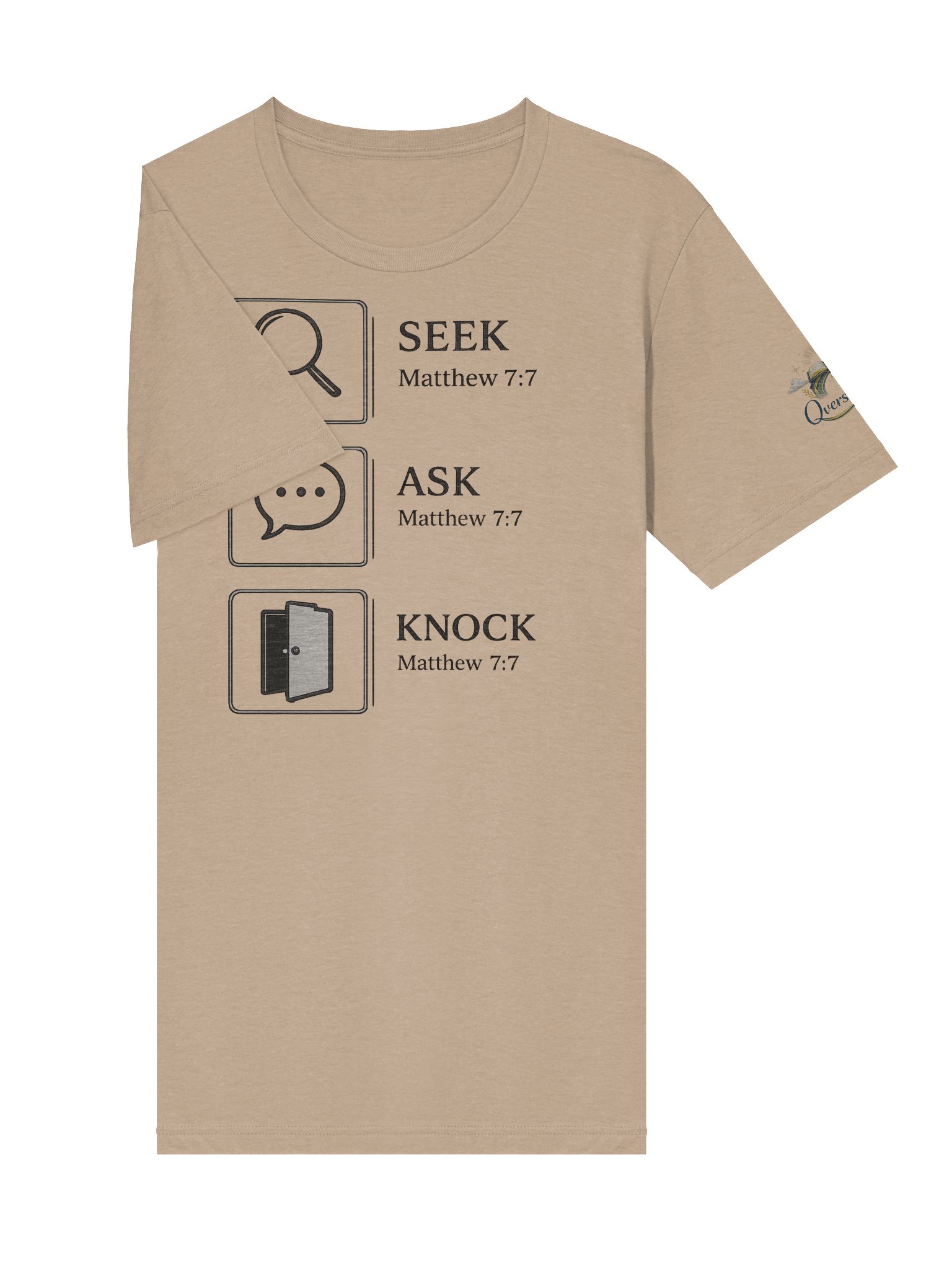 SEEK • ASK • KNOCK Tee - Unisex product image (5)