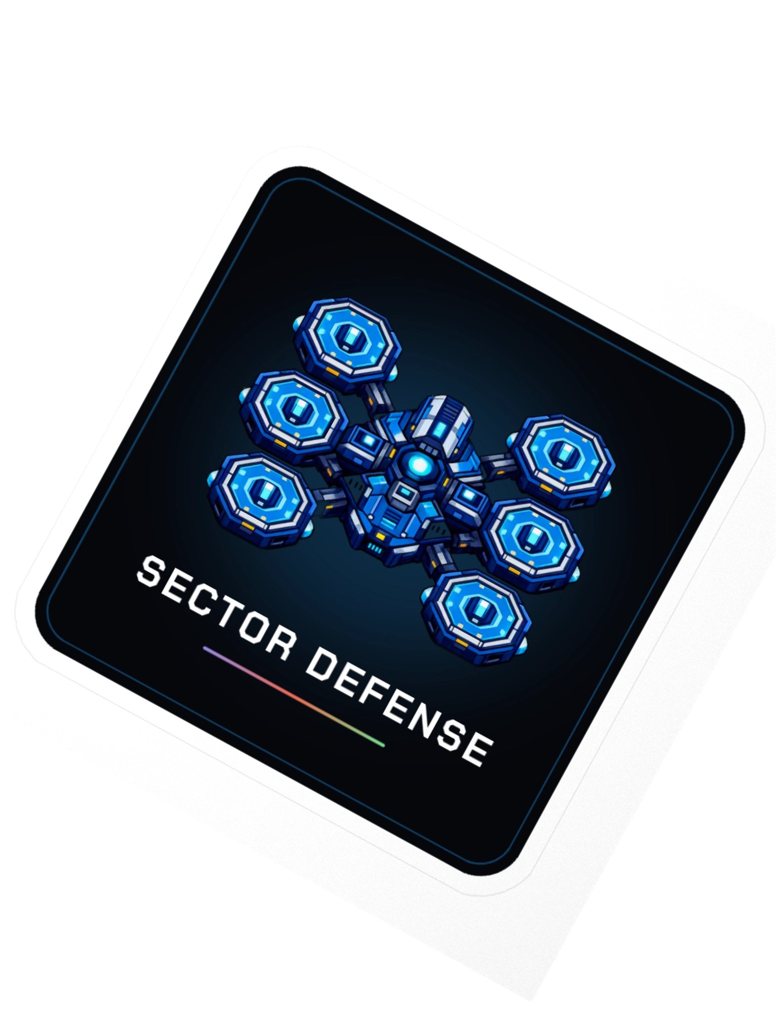 Sector Defense Azure Voyager Sticker product image (2)