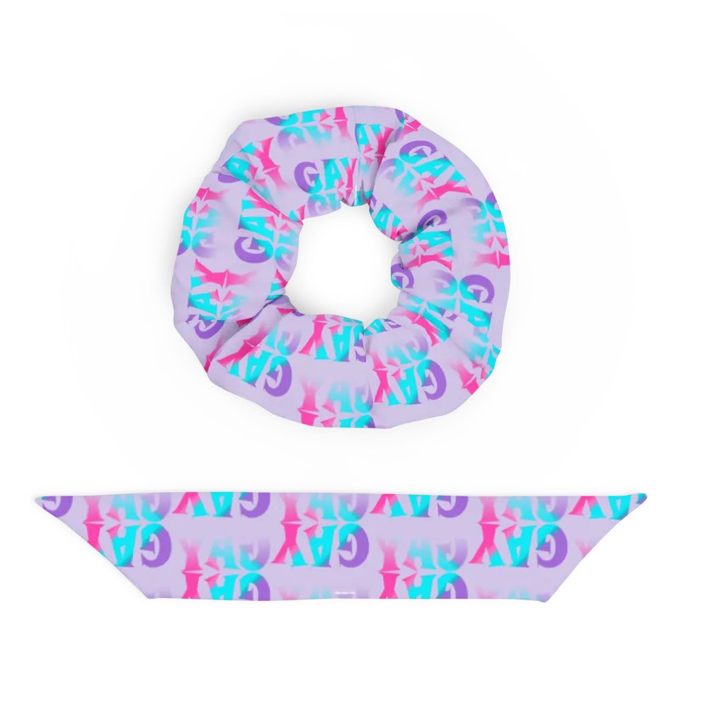 Gay Reflections Scrunchie with Bow product image (7)