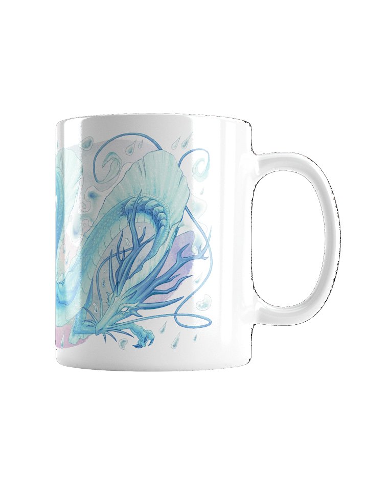 White Rain Dragon Ceramic Mug product image (1)