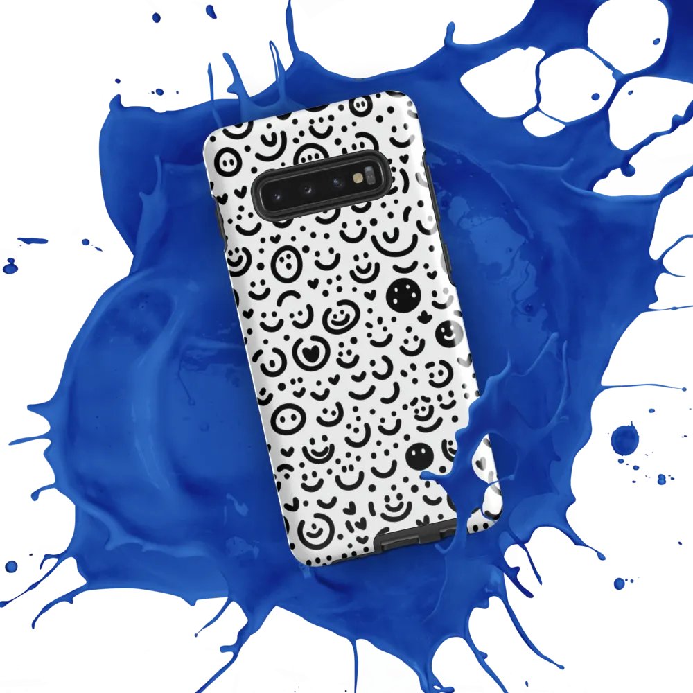 Whimsical Smiley Faces Tough Case product image (52)