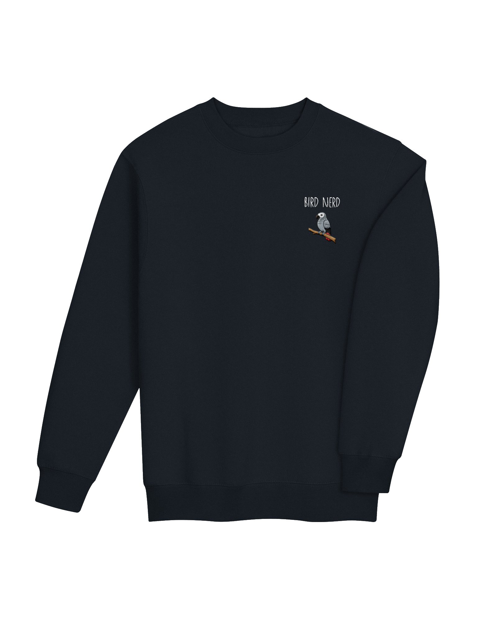 Bird Nerd Sweatshirt (White Letters) product image (4)
