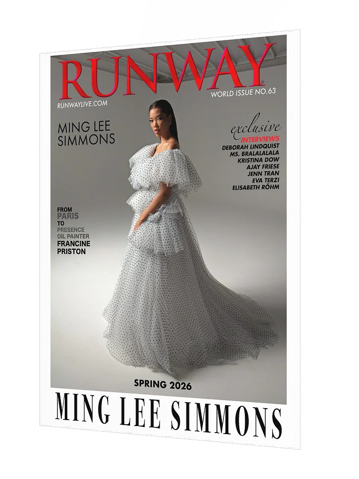 Runway Magazine Spring 2026 Poster – Ming Lee Simmons product image (3)