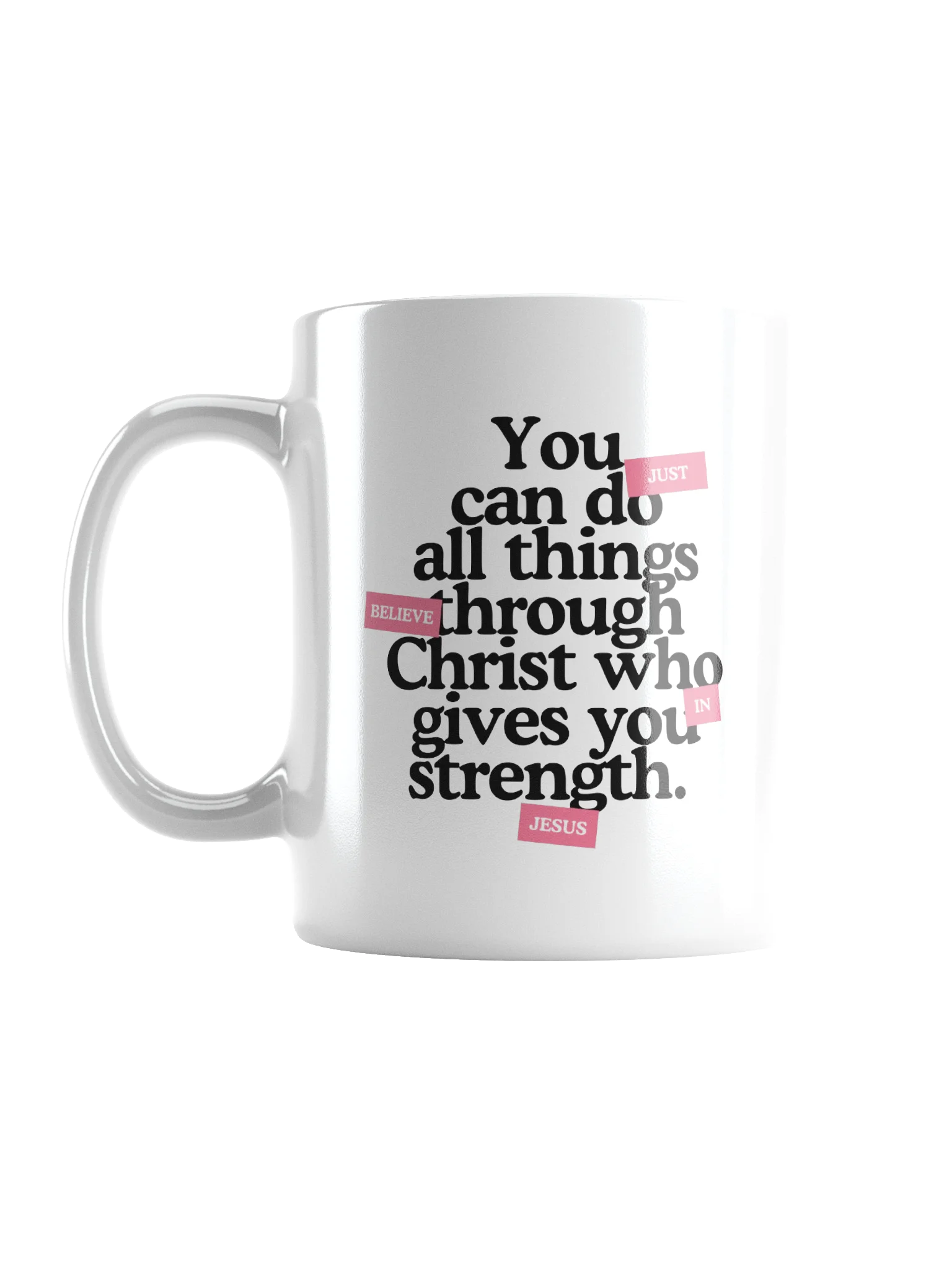 Christ Gives Me Strength Mug product image (1)