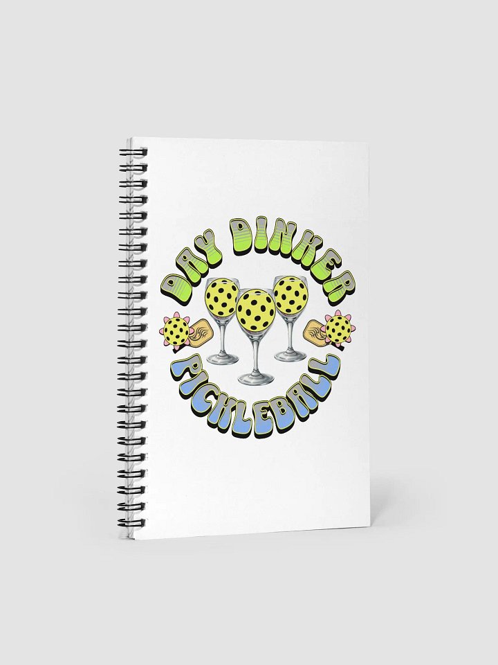 Day Drinker Pickleball Whimsical Notebook product image (1)
