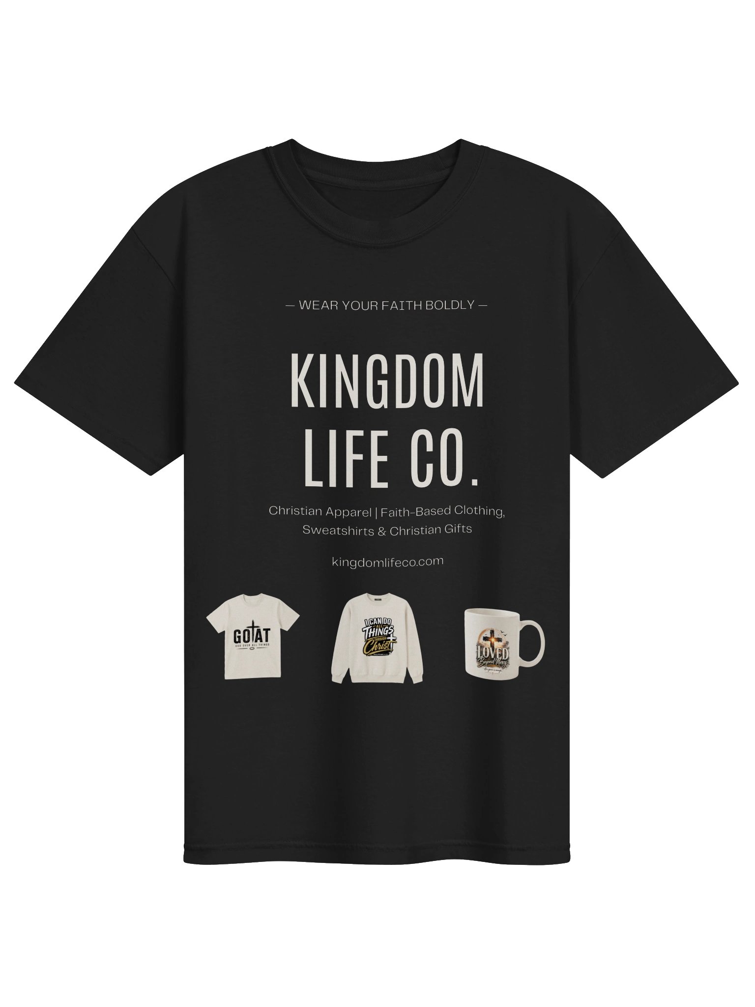 Kingdom Life Co. Christian Apparel | Faith-Based Clothing, Sweatshirts & Christian Gifts | kingdomlifeco.com product image (2)
