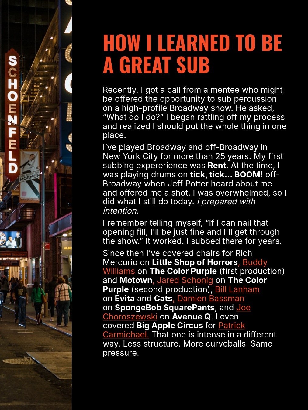 The Broadway Sub Playbook product image (4)