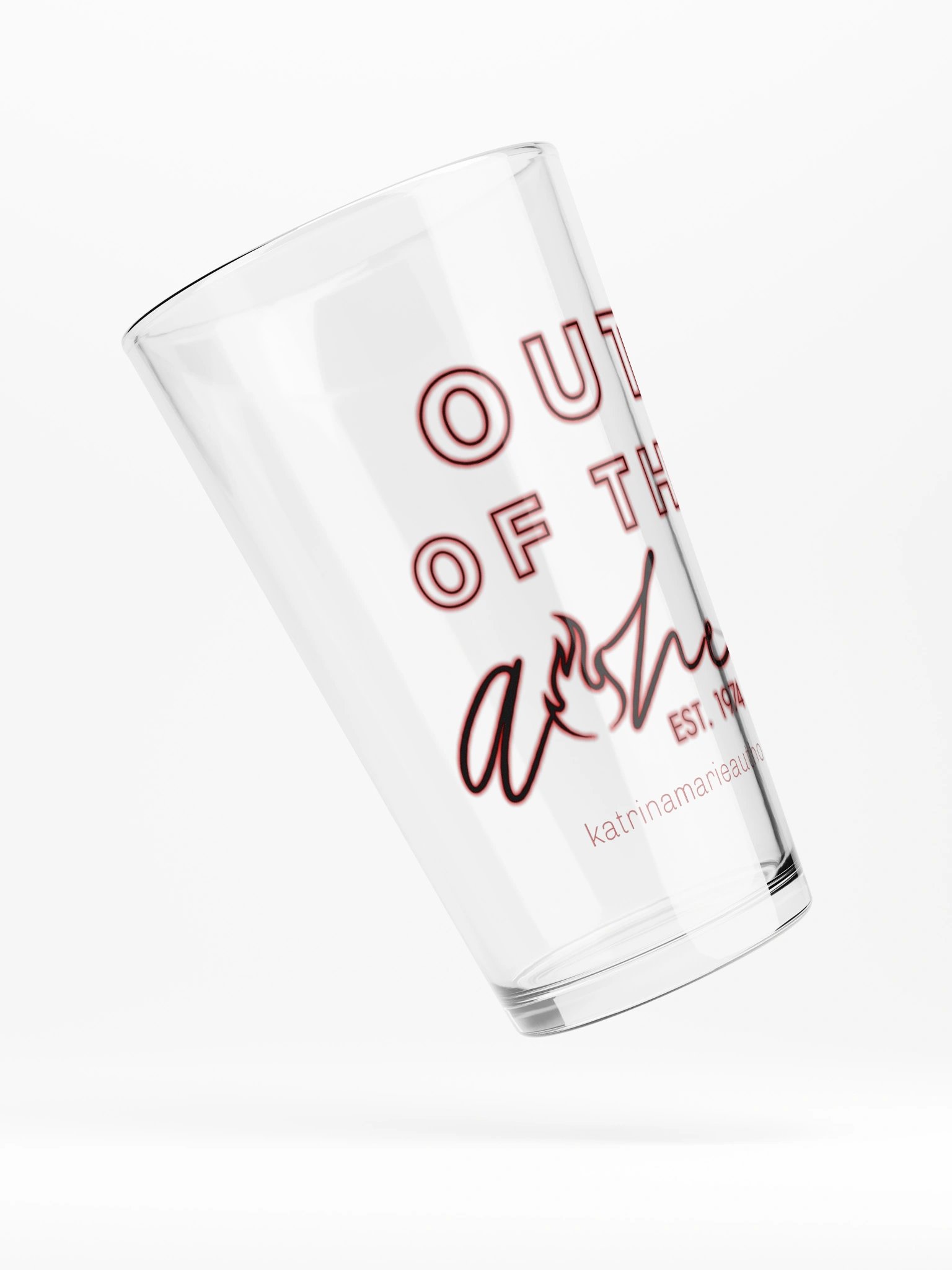 Out of the Ashes Pint Glass product image (4)