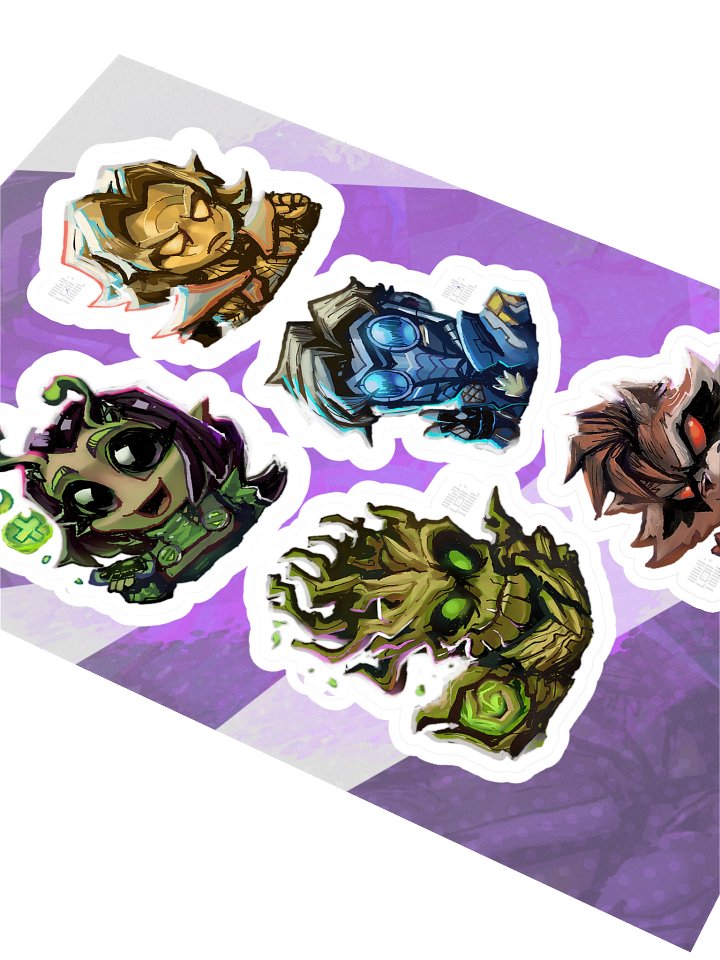 Chibi Rivals #1 Sticker Sheet product image (2)